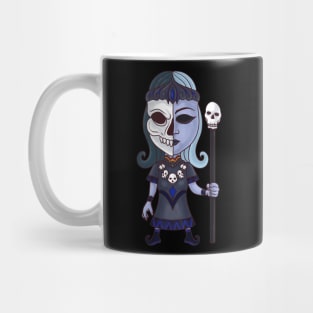 Queen of the Underworld: Viking God Hel Design Mug